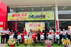 LỄ TRAO THƯỞNG CHƯƠNG TRÌNH "Honda rước xuân - Lộc đến muôn phần" TẠI HỆ THỐNG XE MÁY DUNG VƯỢNG KHÉP LẠI ĐẦY ẤN TƯỢNG